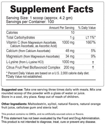 DR. RATH’S LYSINC DRINK MIX™ SYNERGY FORMULA