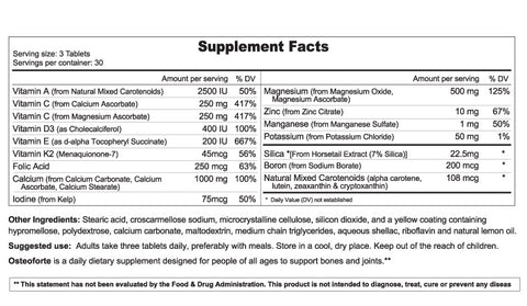 DR. RATH’S OSTEOFORTE™ SYNERGY FORMULA