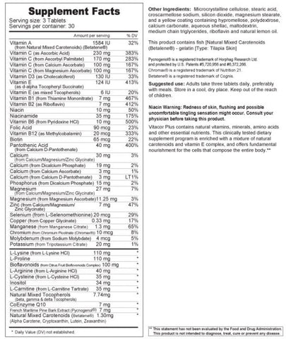 DR. RATH VITACOR PLUS™ – BASIC SYNERGY FORMULA